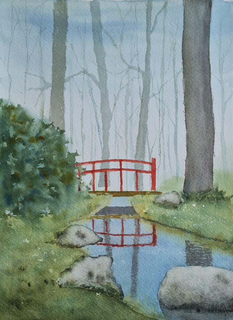 'Krapperup' - Akvarell - Marta Andertun Thomasson