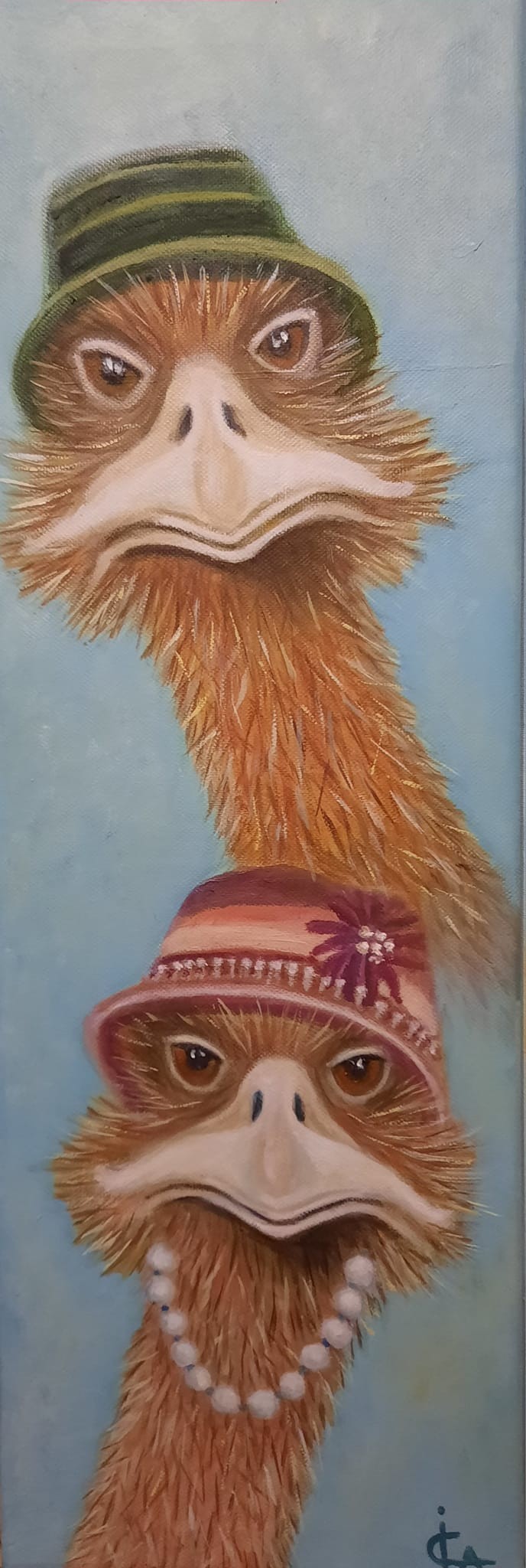 'Struts par' - olja - Christina Jiglund