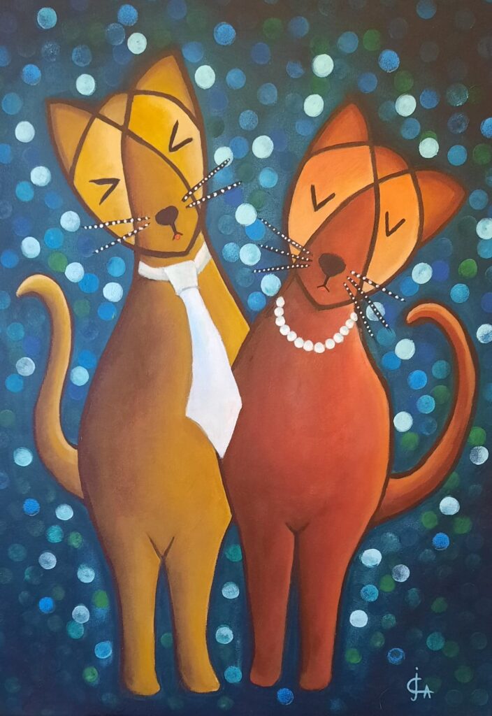 'duokatter'- olja - Christina Jiglund